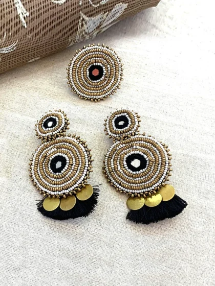 Beadwork Dangle earrings