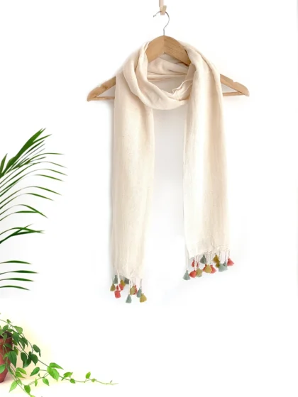 khadi stole cotton