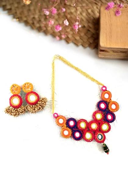 Reversible Mirror Joint Necklace