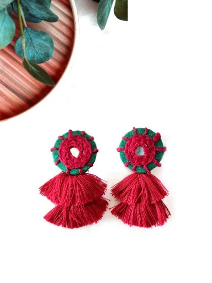 boho tassel earrings