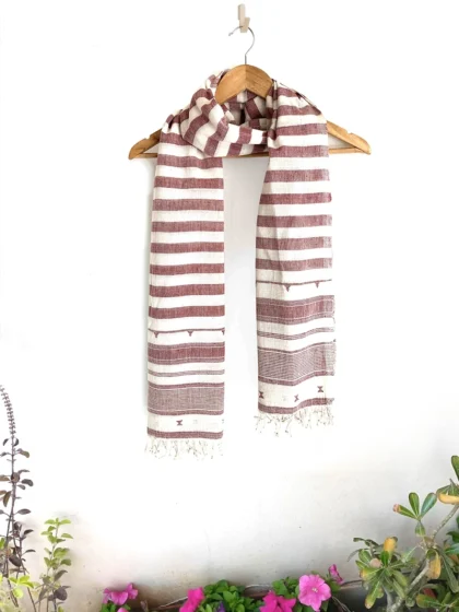 Tangaliya Handloom Khadi Stole